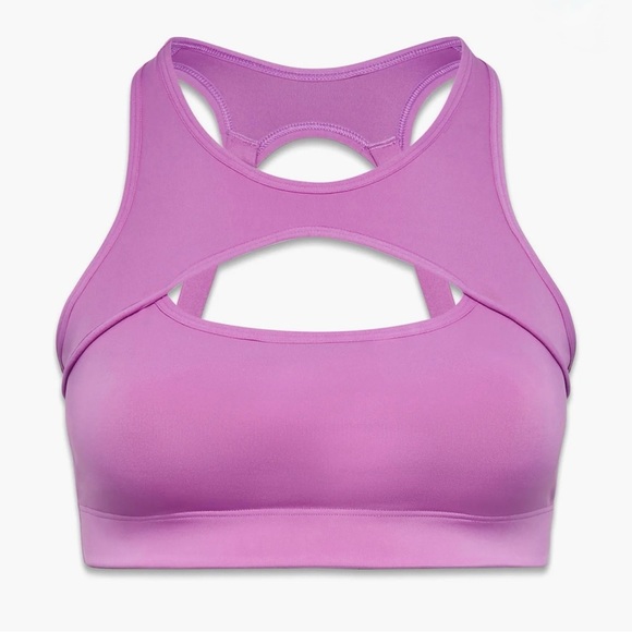 SAVAGE x FENTY • Hotline Medium Impact Sports Bra in Purple Mist - Picture 3 of 13